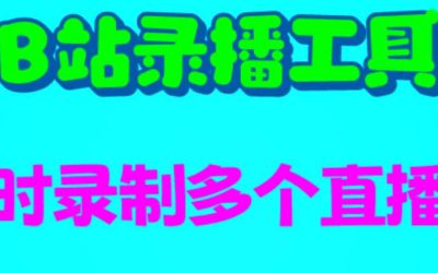 B站录播工具，支持同时录制多个直播间【录制脚本 使用教程】