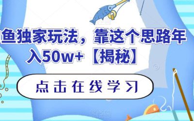 钓鱼独家玩法，靠这个思路年入50w 【揭秘】