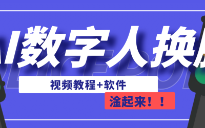 AI数字人换脸，可做直播（教程 软件）