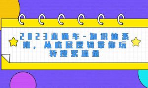 2023直通车-知识体系班，从底层逻辑带你玩转搜索流量（18节课）