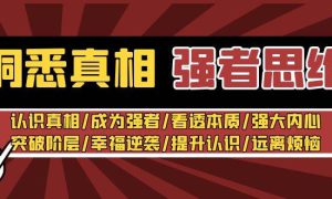 洞悉真相 强者-思维：认识真相/成为强者/看透本质/强大内心/提升认识