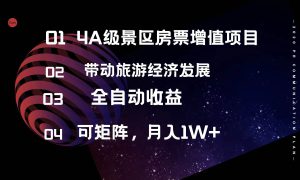 4A级景区房票增值项目  带动旅游经济发展 全自动收益 可矩阵 月入1w