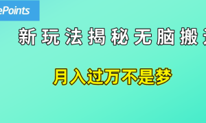 简单操作，每天50美元收入，搬运就是赚钱的秘诀！