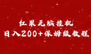 红果无脑挂机，日入200 保姆级教程