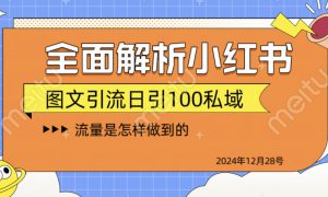 全面解析小红书图书引流日引100私域