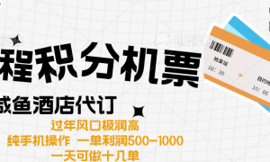 出行高峰来袭，里程积分/酒店代订高爆发期，一单300 —2000