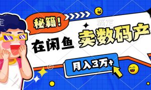 靠在闲鱼卖数码产品日入1000 技巧